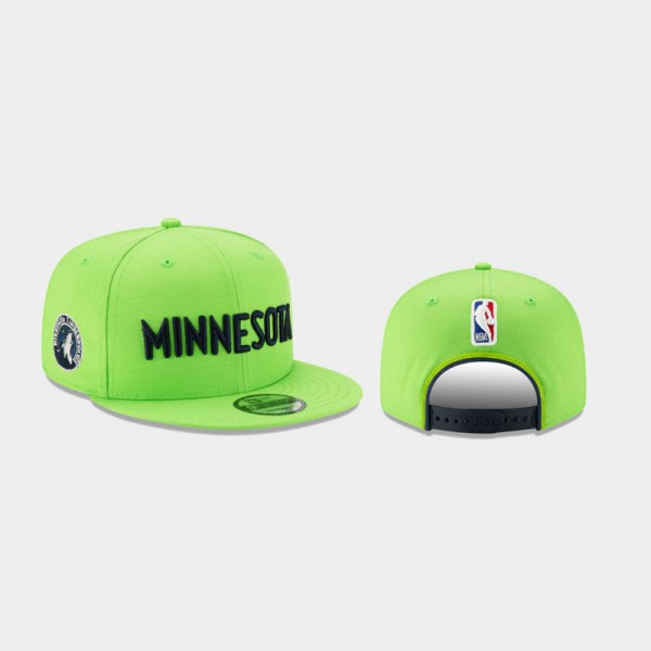 Minnesota Timberwolves Men's Statement Series 9FIFTY Snapback Hat - Green